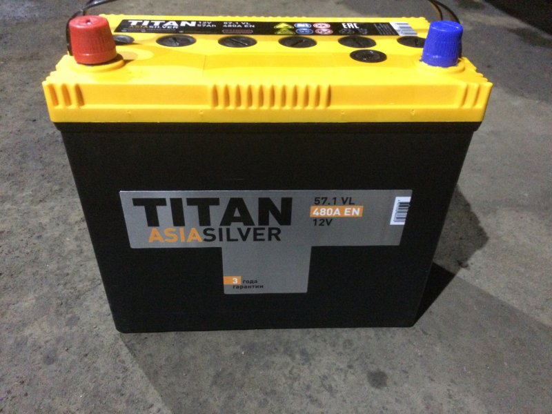 Аккумулятор titan asia standard