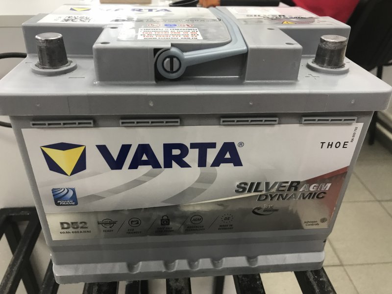 АКБ VARTA Silver Dynamic D052 AGM