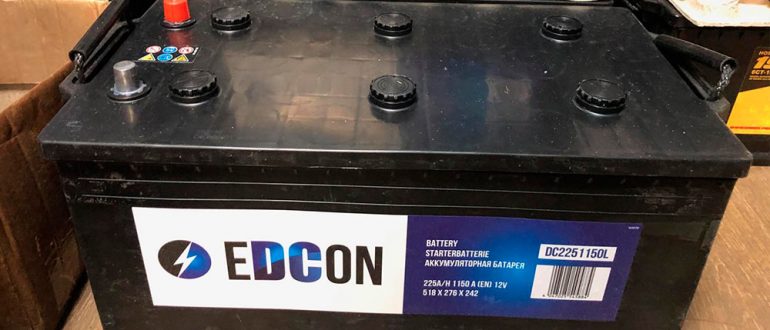 Аккумуляторная батарея EDCON
