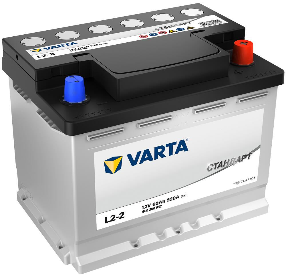 Аккумулятор автомобильный Varta Standart L2-2 60R