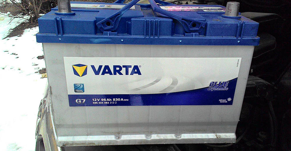 Varta Blue Dynamic G7 для Hyundai Santa Fe