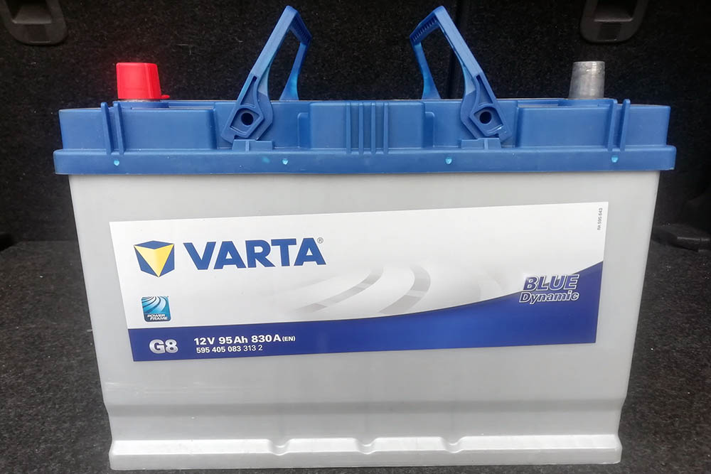 Varta Blue G8 95L для SsangYong Kyron