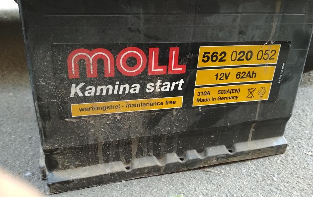 Аккумулятор Moll Kamina Start 62R