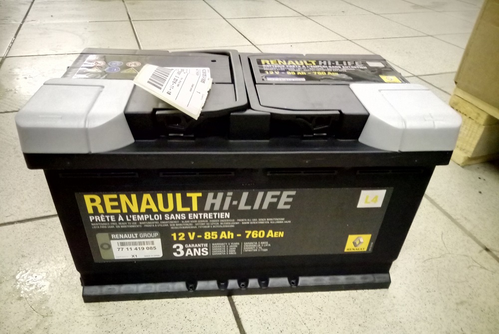 Аккумулятор Renault Hi-Life 85R