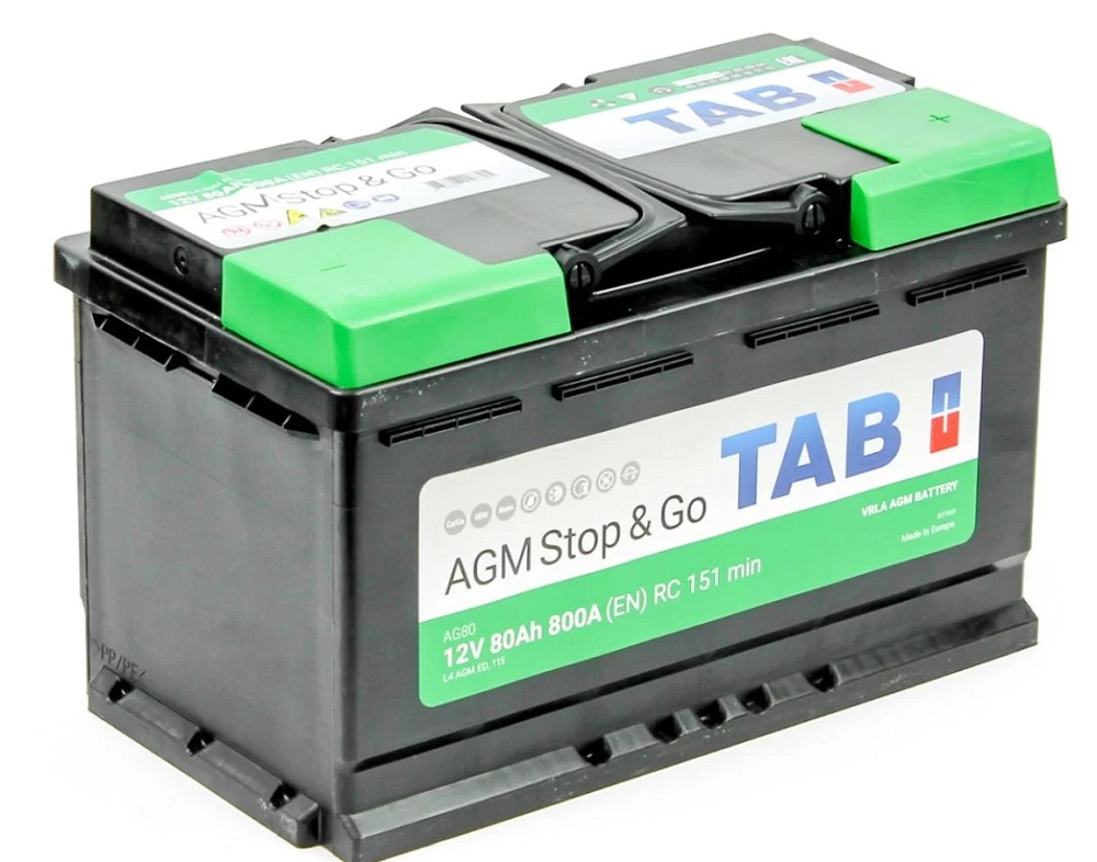 Аккумулятор Tab AGM 80R
