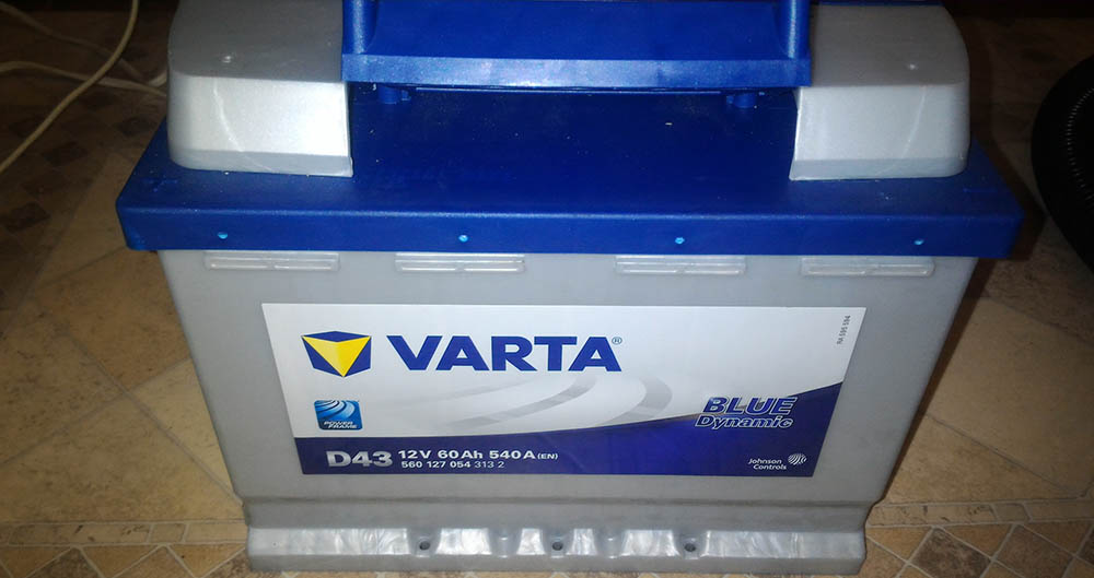 Varta Blue Dynamic 60.0 для Volkswagen Jetta