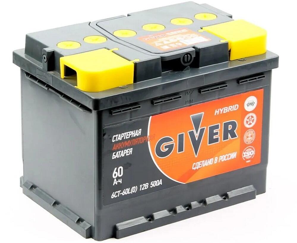 Аккумулятор Giver Hydric 6CT-60.0