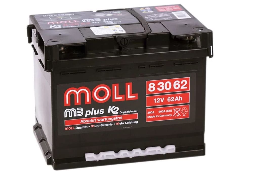 Аккумулятор MOLL M3Plus 62R