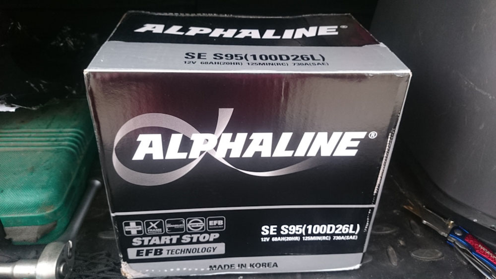 AlphaLine EFB SE 100D26L для Toyota Highlander